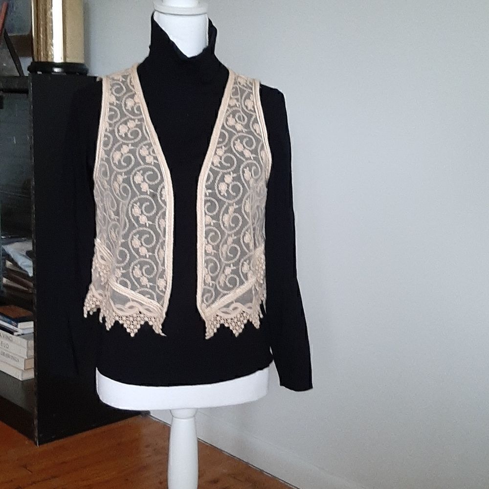 Chico's Lacey vest   